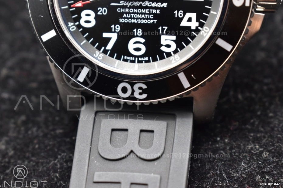 GoodFit On Best 1167 Automatic Edition Rubber TF Bezel 1:1 Strap Black A 44 Dial Black Superocean Black 1116